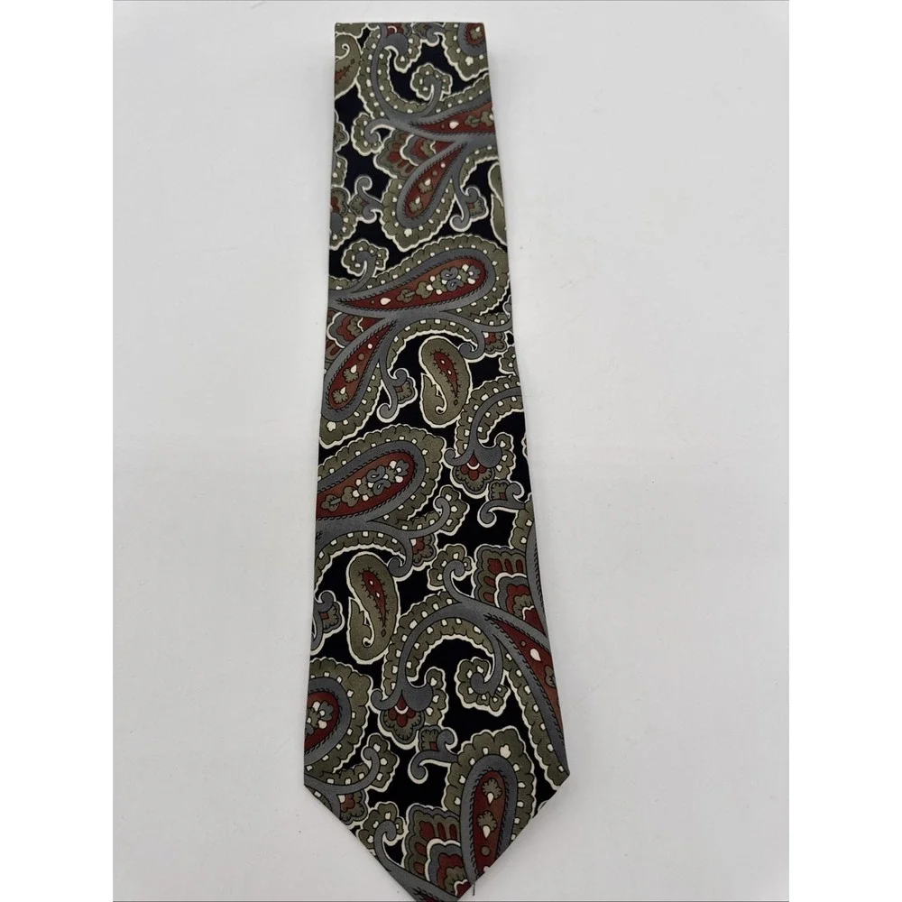 Kuppenheimer Woven‎ Paisley Silk Neck Tie Made In USA 57 x 3.75